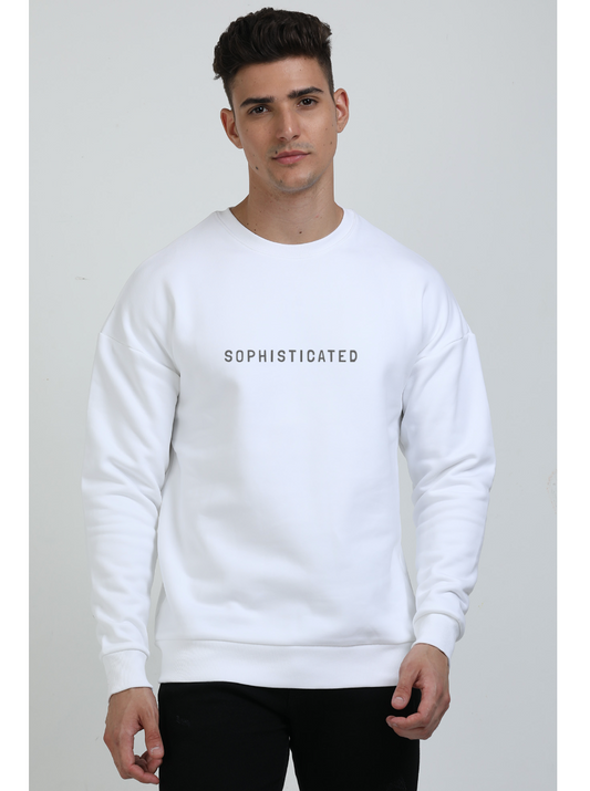 Oversized printed sweatshirt