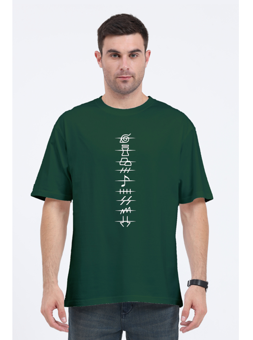 Akatsuki x naruto oversized t-shirt