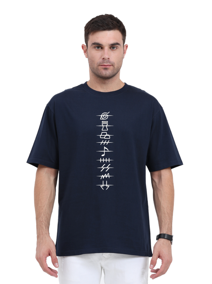 Akatsuki x naruto oversized t-shirt