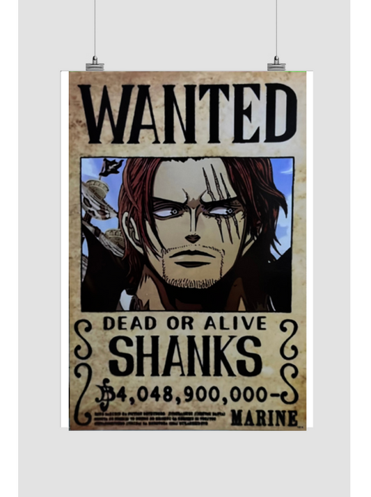 Shanks bounty poster