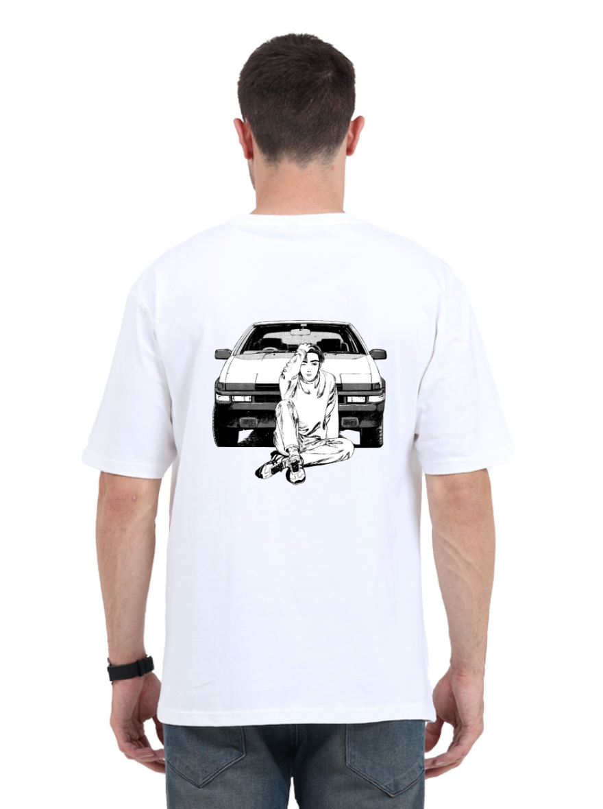 Initial-D oversized t-shirt