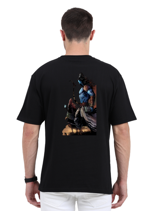Lord Shiva warrior oversized t-shirt