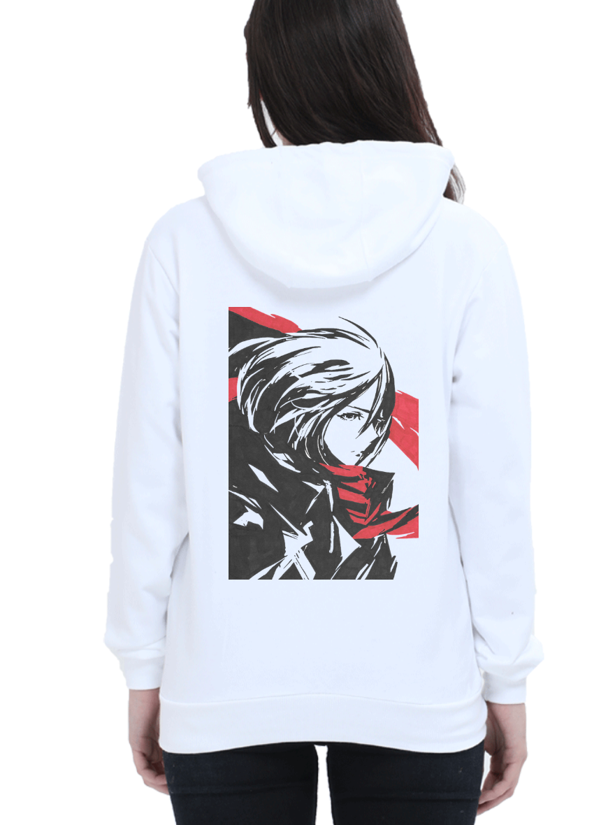 Mikasa dual printed hoodie