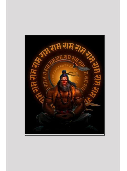 Lord Hanuman canvas art 16x20 inches