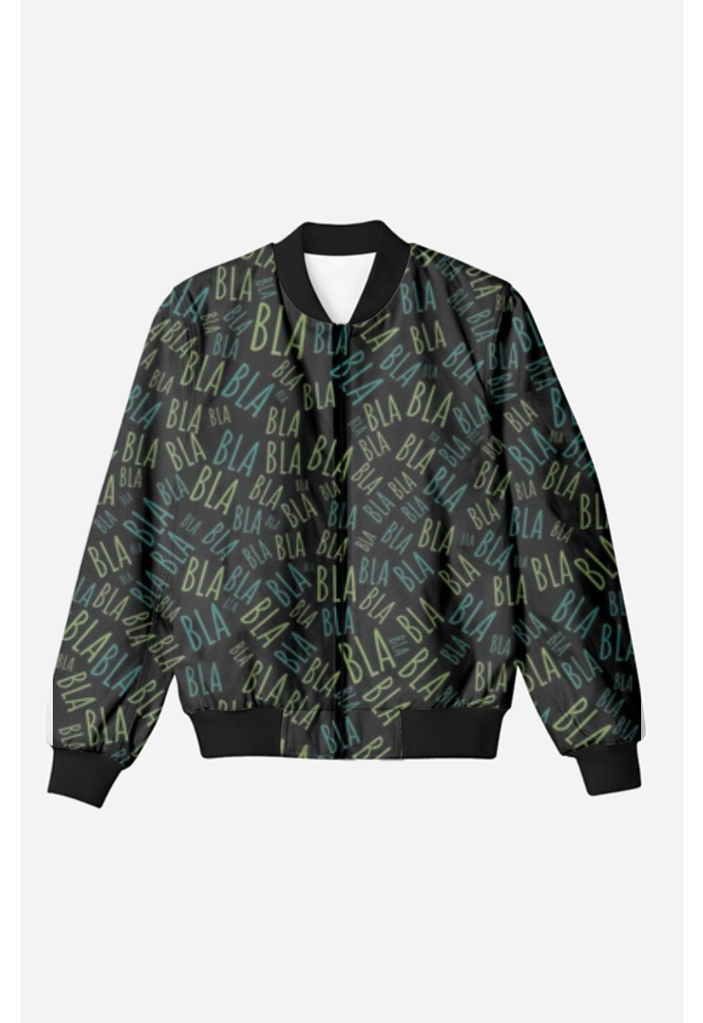 Full print unisex bomber jacket