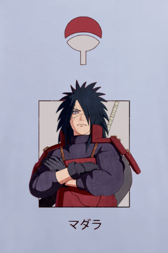 Madara x Naruto oversized terry t-shirt/co ord set