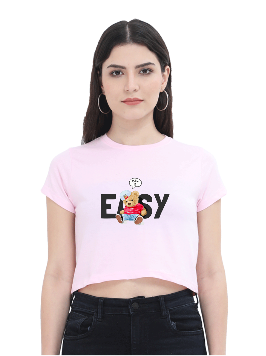 Printed crop top