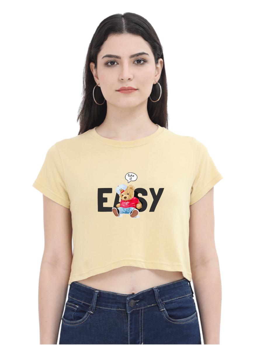 Printed crop top