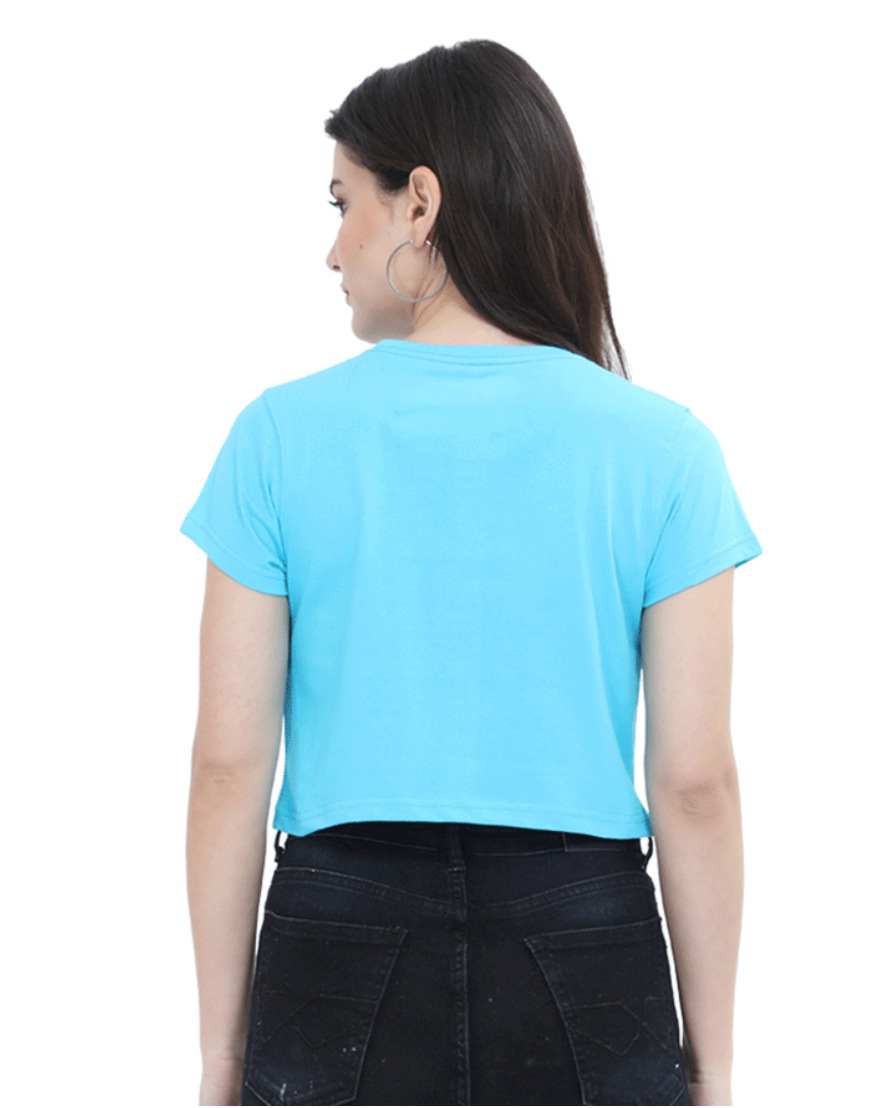 Printed crop top