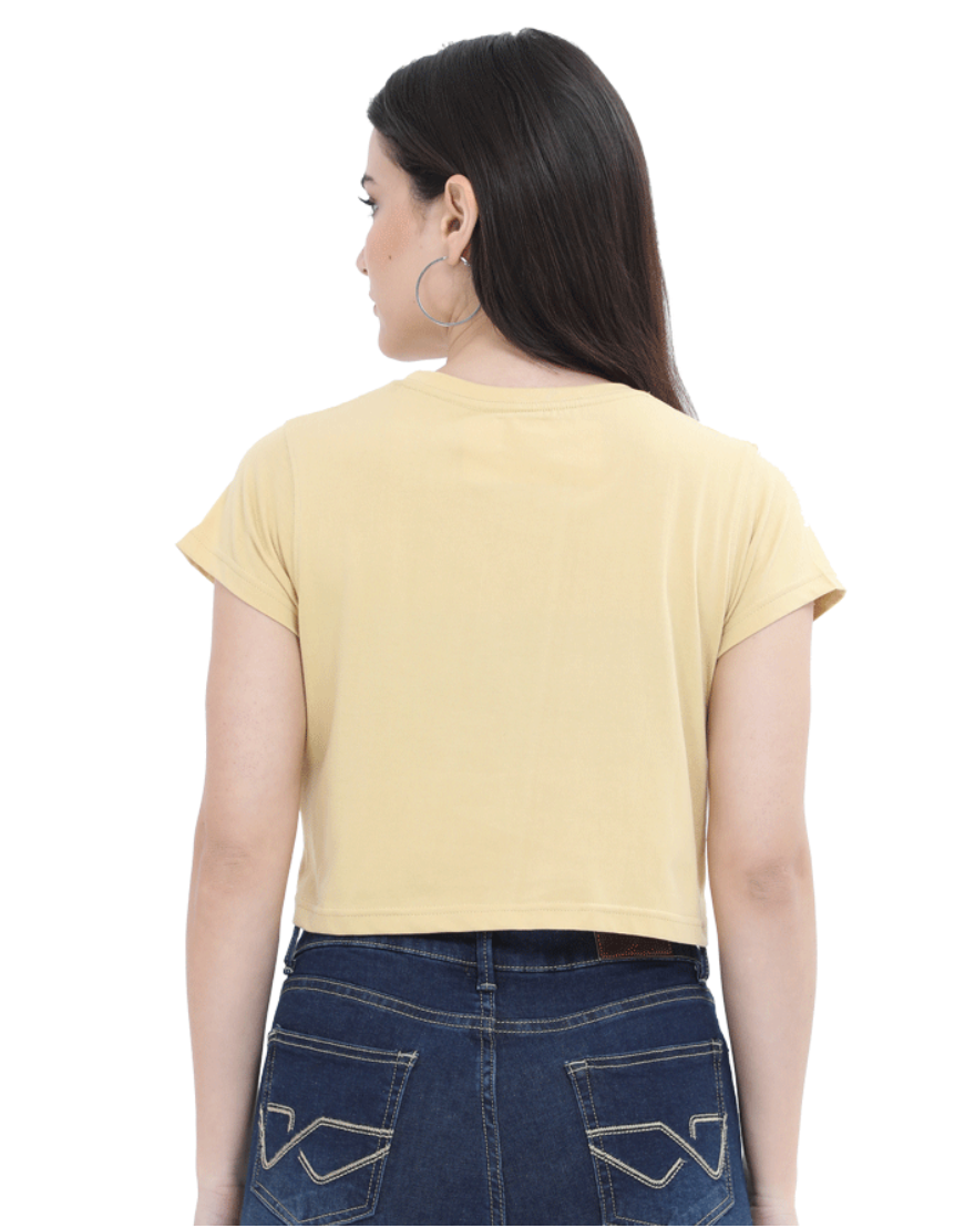 Printed crop top