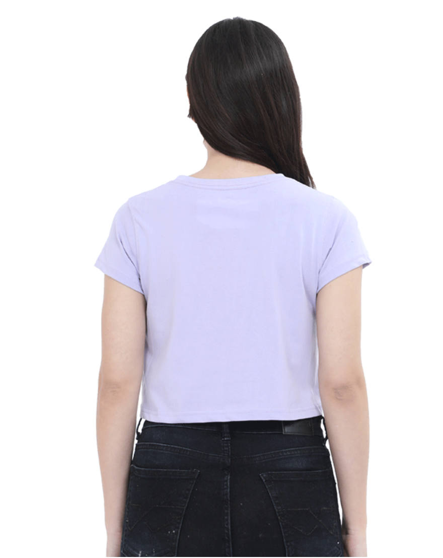 Printed crop top