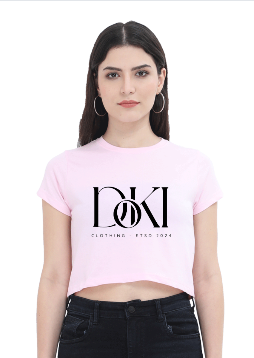 Printed crop top
