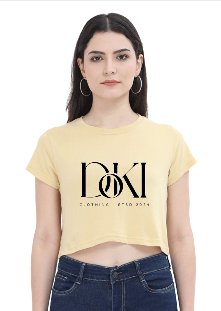 Printed crop top