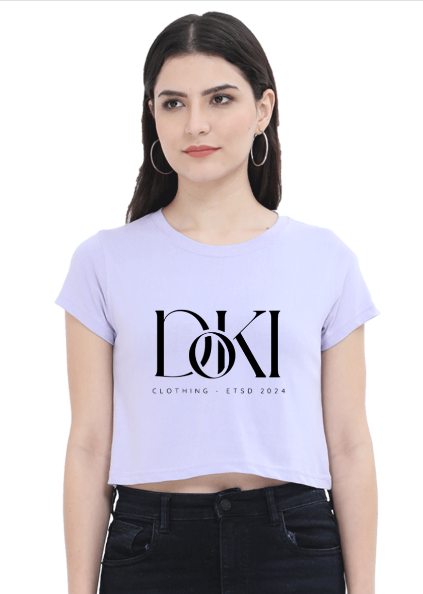 Printed crop top