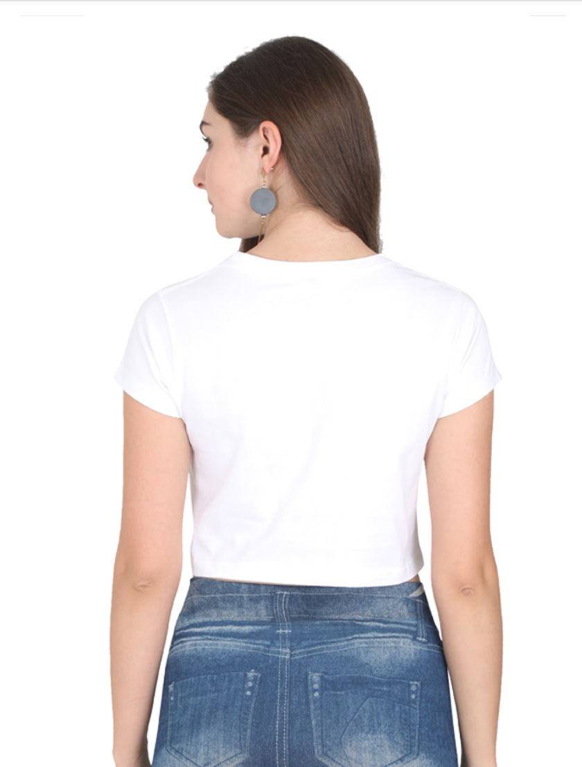 Printed crop top