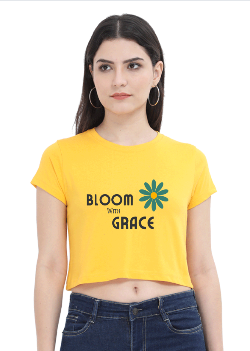 Printed crop top