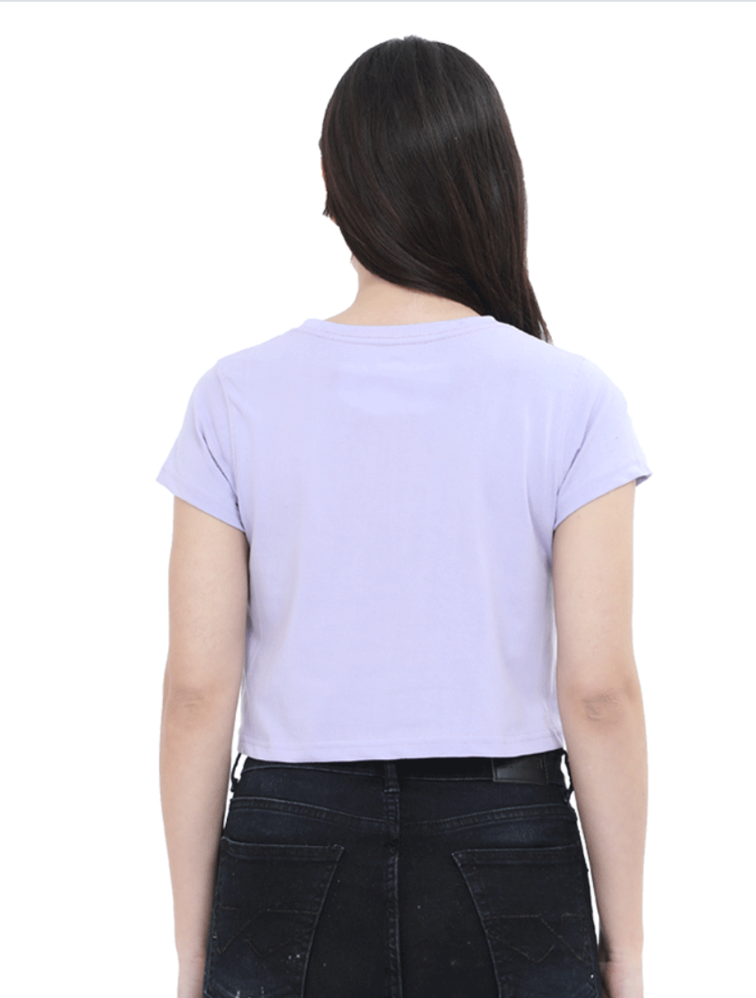 Printed crop top