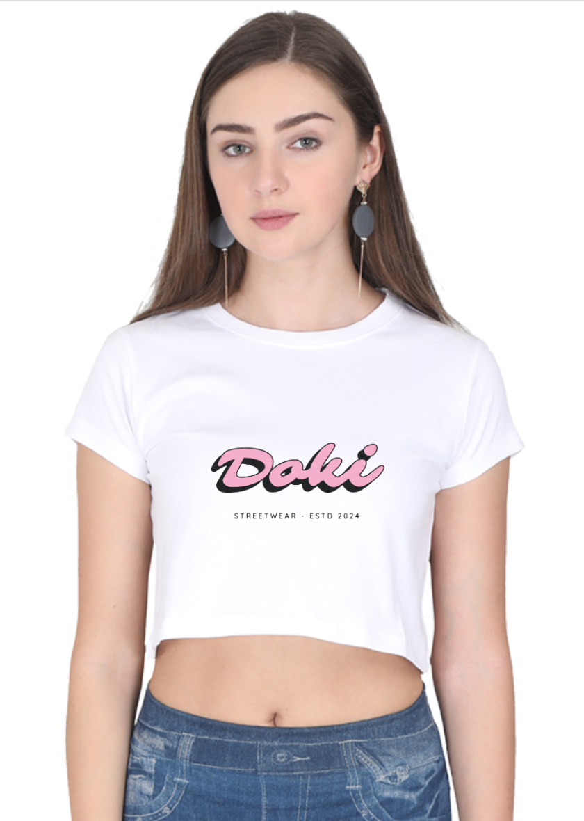 Printed crop top