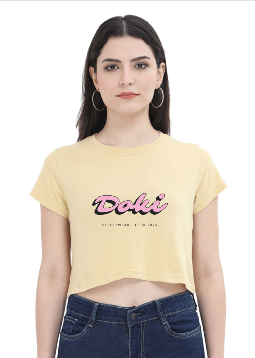Printed crop top