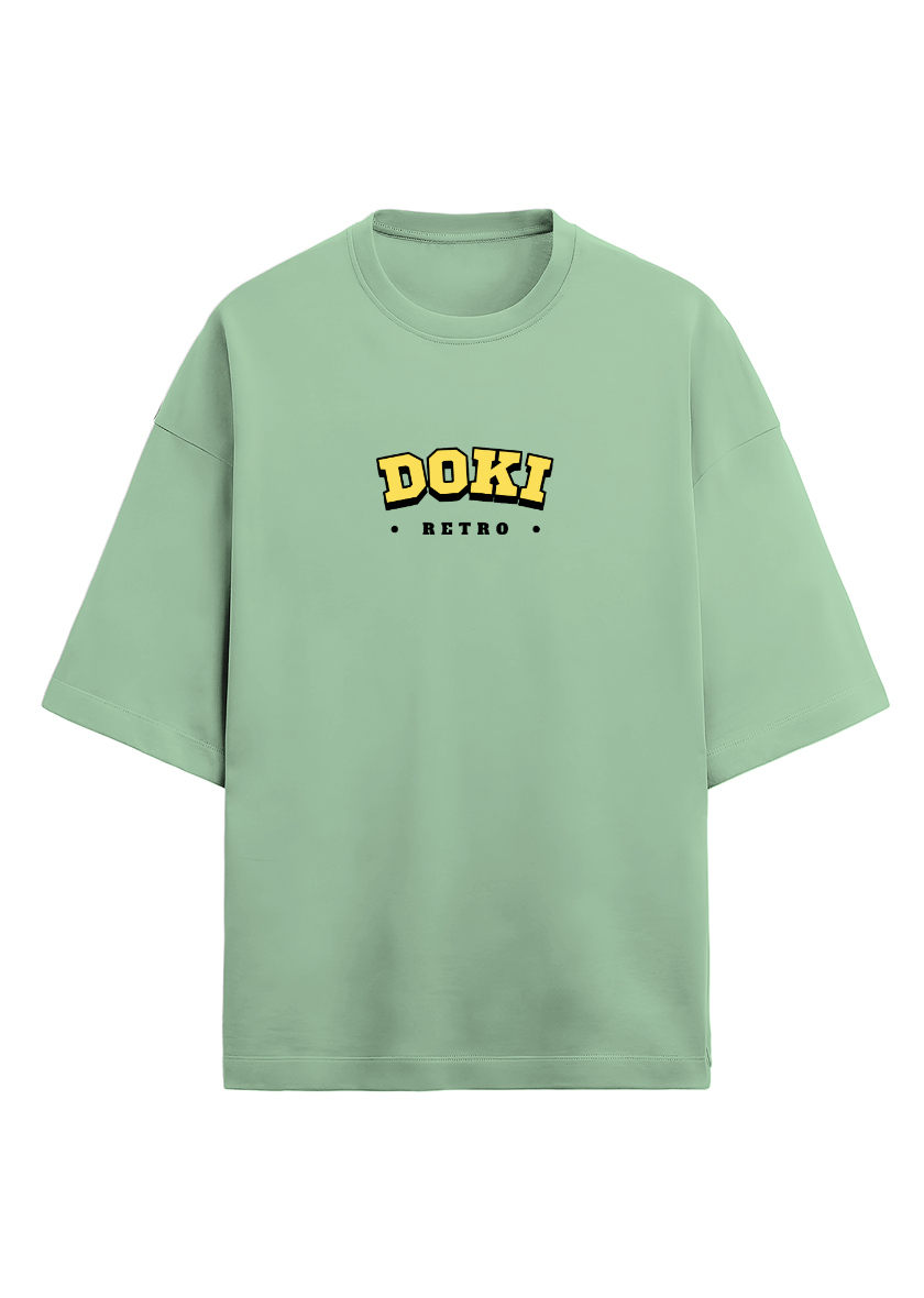 Oversized printed terry t-shirt