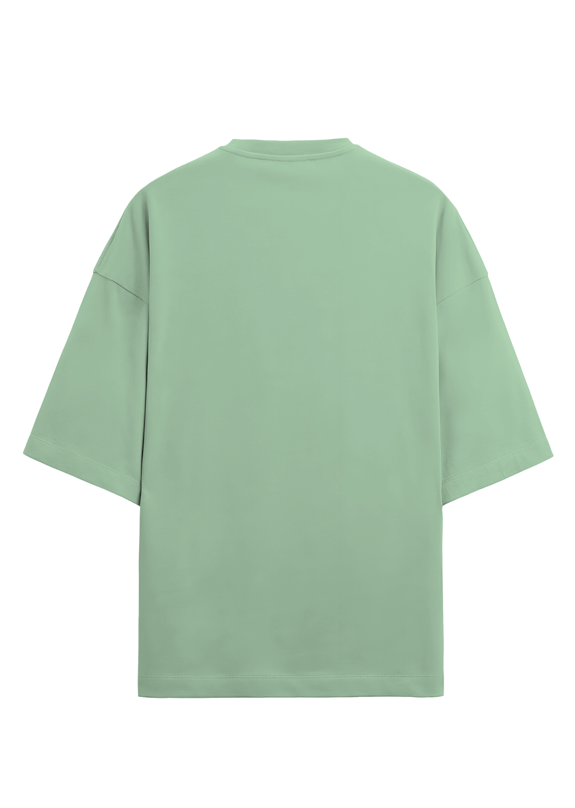 Oversized printed terry t-shirt
