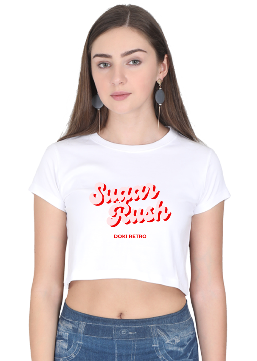 Printed crop top