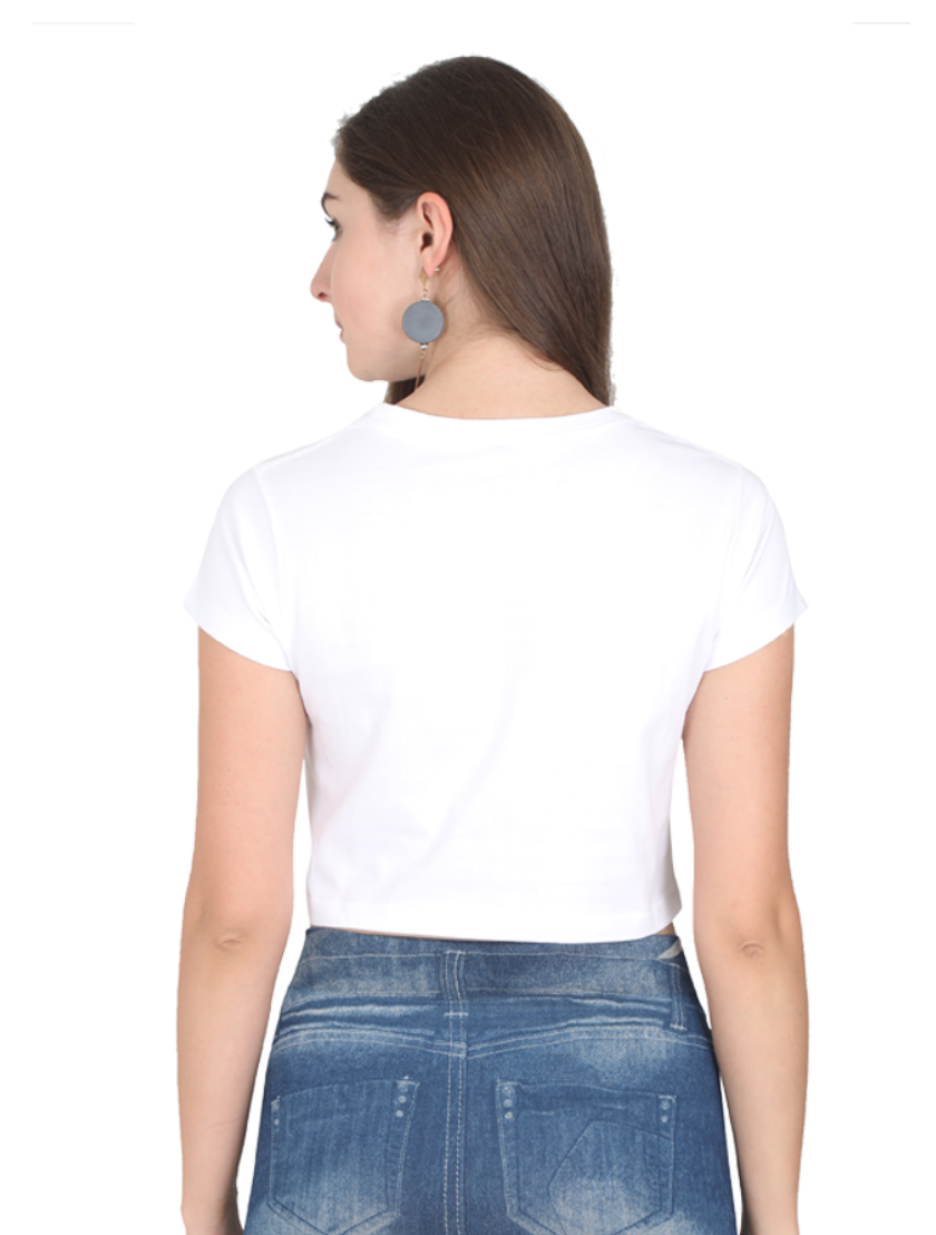 Printed crop top