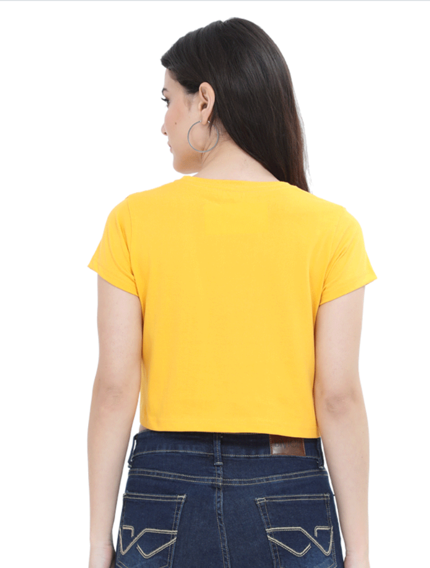 Printed crop top