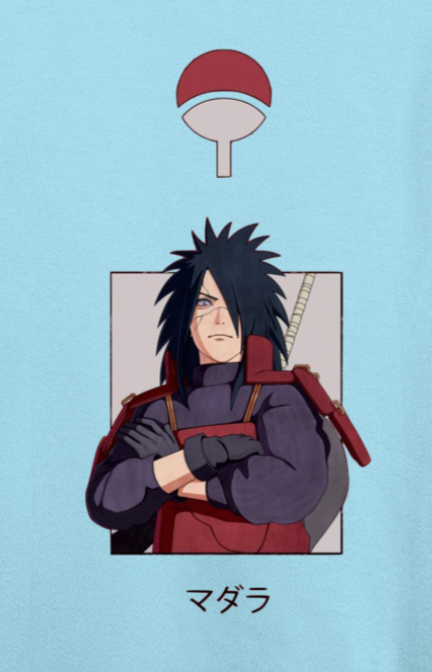Madara x Naruto oversized t-shirt