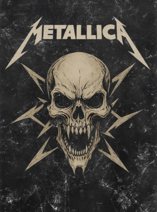 Metallica acid wash t-shirt