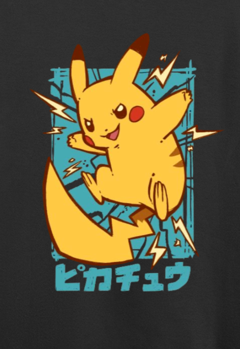 Pikachu x Pokemon oversized t-shirt