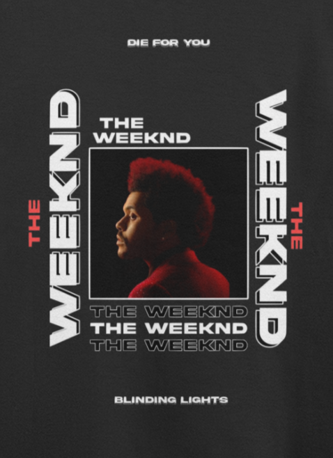The Weeknd oversized t-shirt