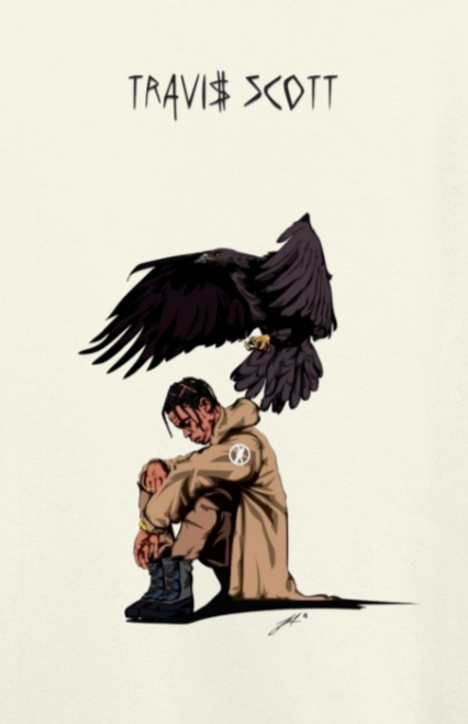 Travis Scott oversized t-shirt
