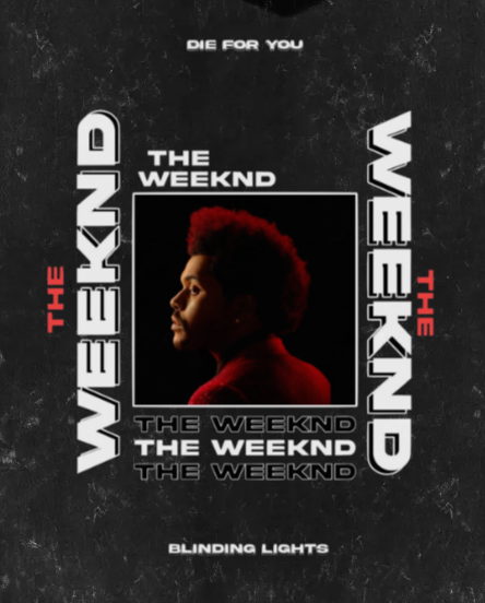 The Weeknd acid wash hoodie