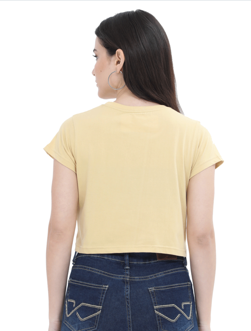 Printed crop top