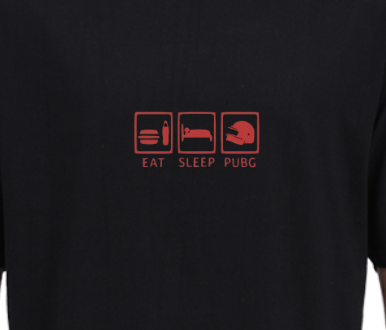 PUBG oversized t-shirt