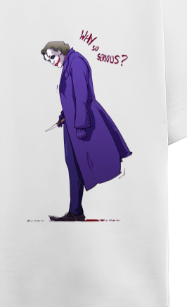 Joker x DC oversized terry t-shirt/co ord set