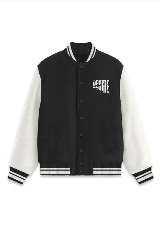 Printed varsity jacket