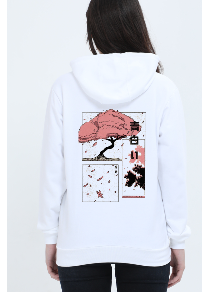 Regular printed hoodie