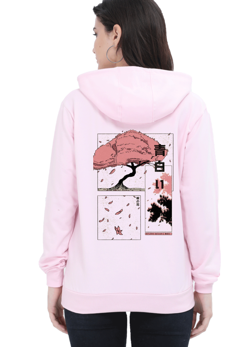 Regular printed hoodie