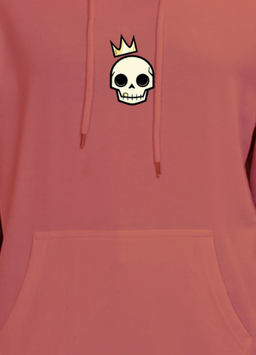 Regular printed hoodie