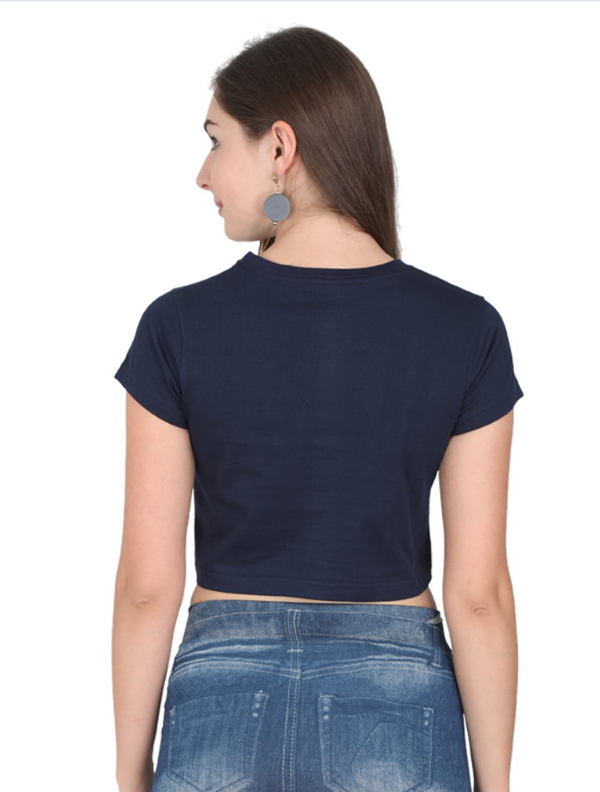 Printed crop top