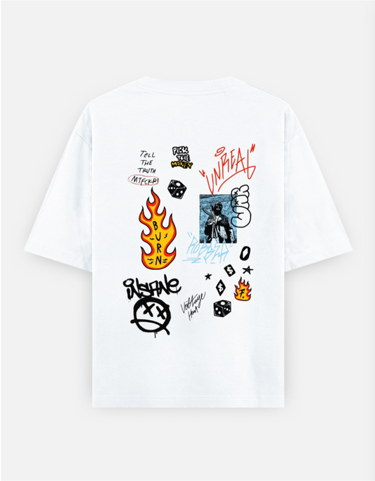 Oversized printed t-shirt