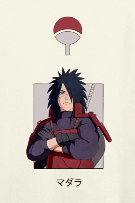 Madara x Naruto oversized t-shirt