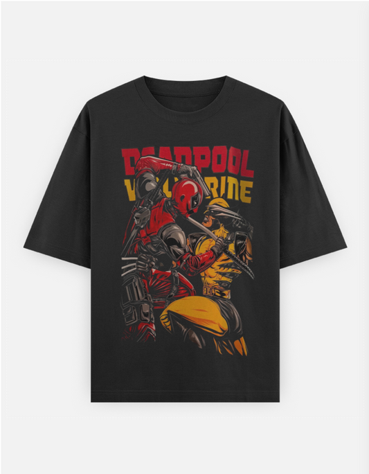 Deadpool/Wolverine x Marvel oversized t-shirt