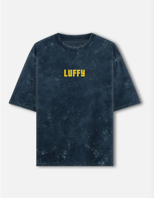 Luffy x One Piece acid wash t-shirt