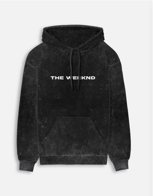 The Weeknd acid wash hoodie