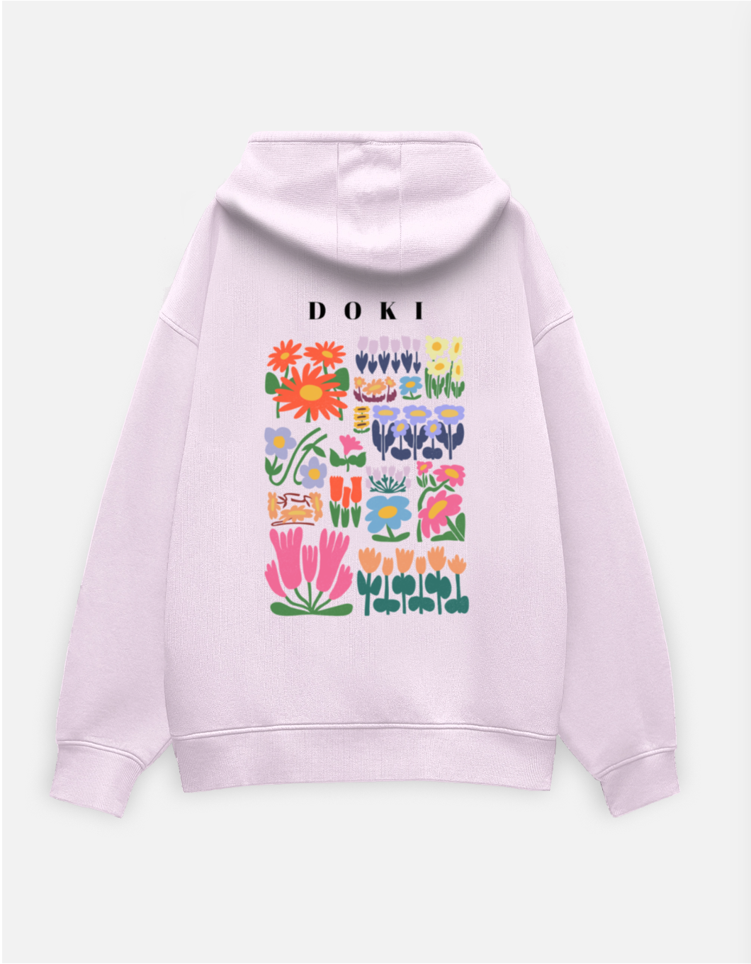 Oversized printed hoodie