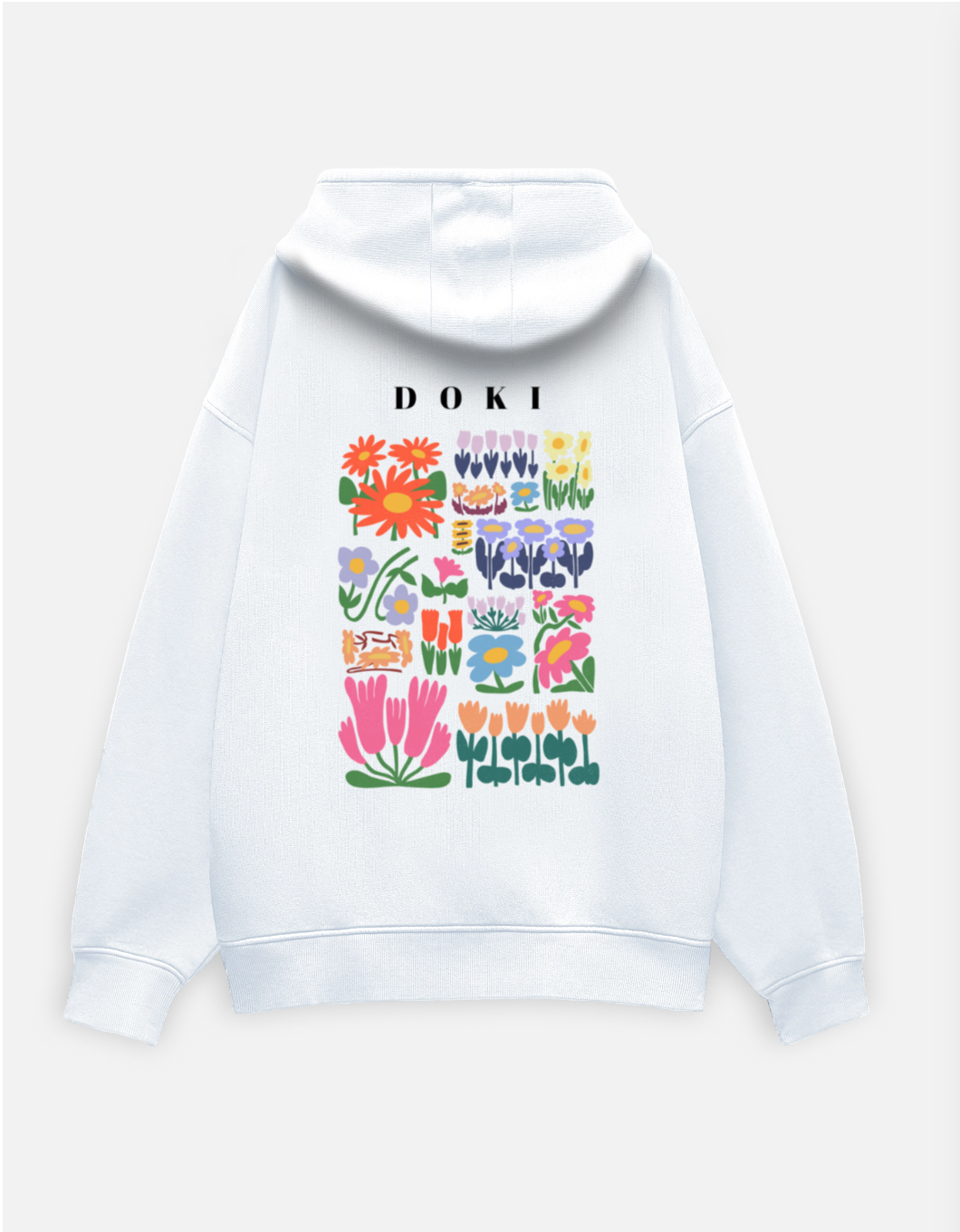 Oversized printed hoodie