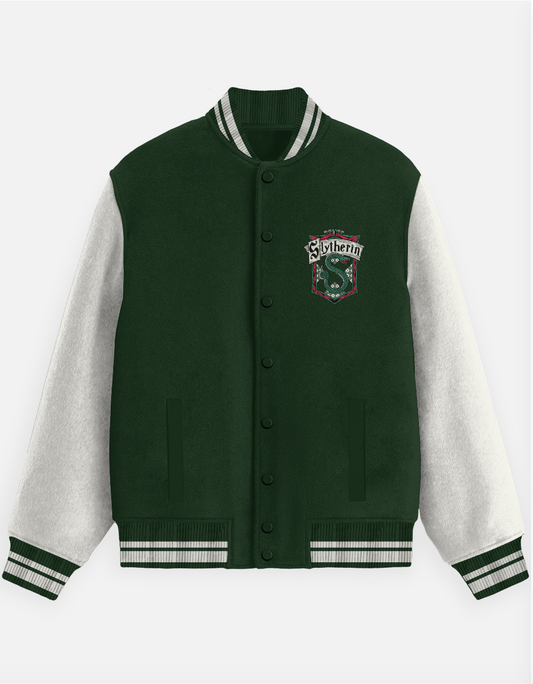 Slytherin x Harry Potter varsity jacket